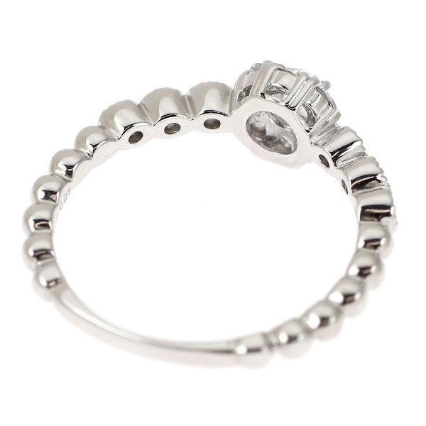 K18WG Rose Cut Diamond Ring 0.15ct D0.21ct