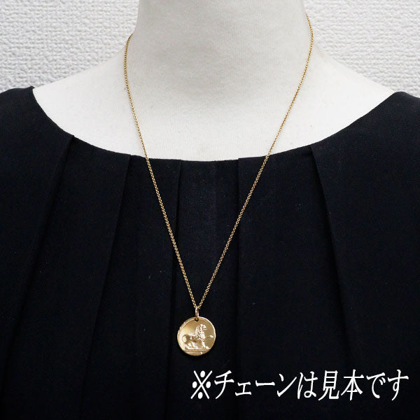 Van Cleef & Arpels K18YG Pendant Top Zodiac Medal Leonis Leo