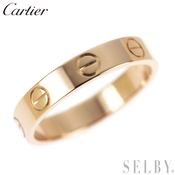 Cartier K18PG Ring Mini Love No. 51