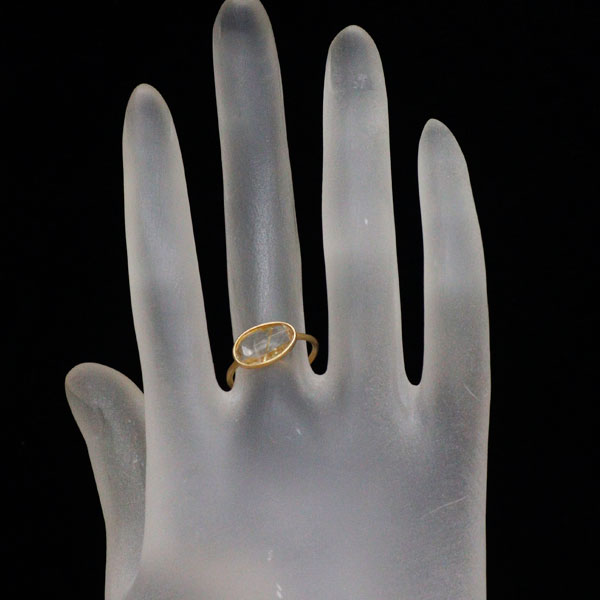 ARTIDA OUD K10YG Rutilated Quartz Ring