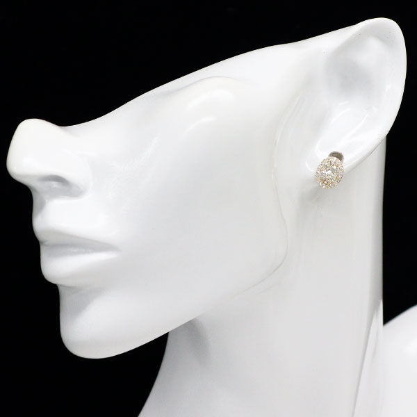 K18YG ダイヤモンド ピアス 1.00ct パヴェ