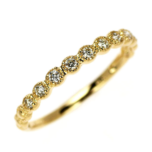 K18YG ダイヤモンド リング 0.10ct