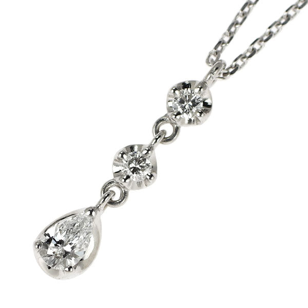 Vendome Aoyama Pt950/ Pt850 Diamond Pendant Necklace 0.20ct