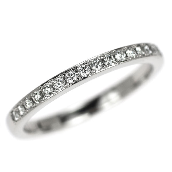 Diamond Shiraishi Pt950 Diamond Ring 0.138ct Half Eternity
