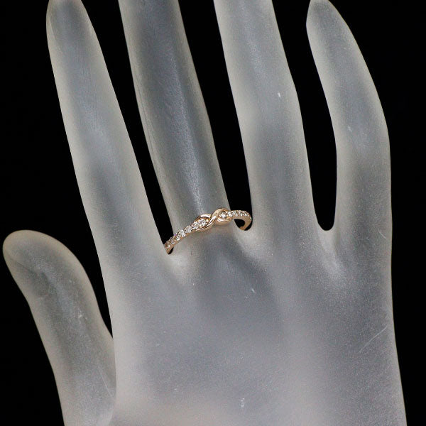 K18PG ダイヤモンド リング 0.20ct ハーフエタニティ