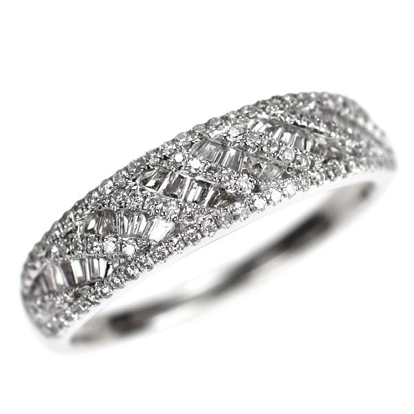 K18WG ダイヤモンド リング 0.55ct
