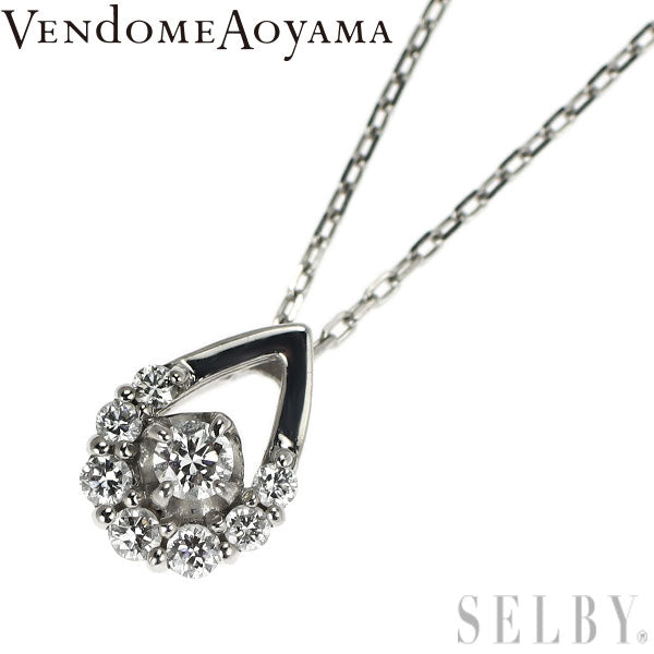 ヴァンドーム青山 Pt950/ Pt850 ダイヤモンド ペンダントネックレス