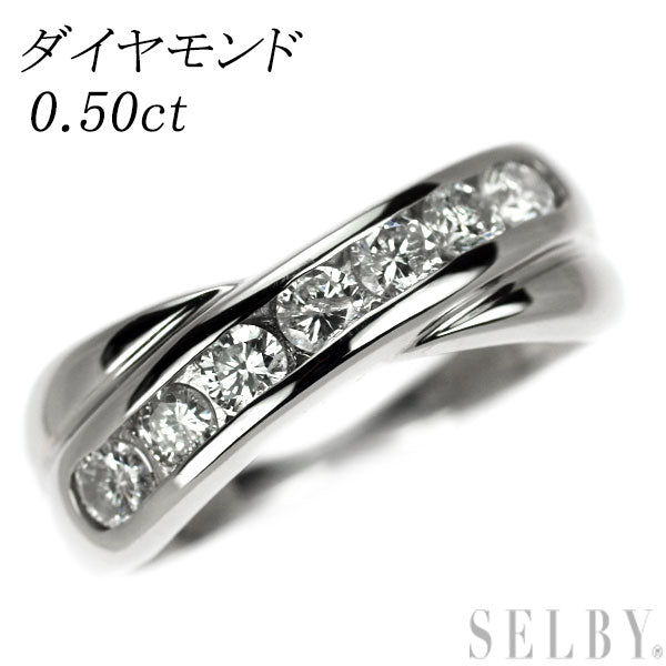 Pt900 ダイヤモンド リング 0.50ct
