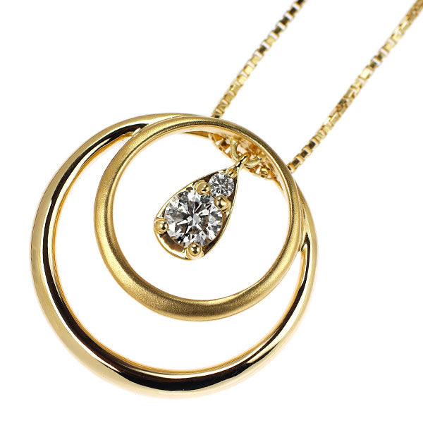 K18YG ダイヤモンド ペンダントネックレス 0.20ct