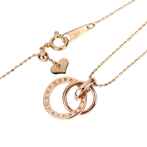 K18PG ダイヤモンド ペンダントネックレス 0.25ct
