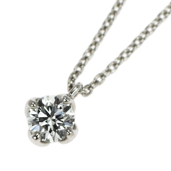 俄 Pt950 ダイヤモンド ペンダントネックレス 0.25ct E VVS1 3EX