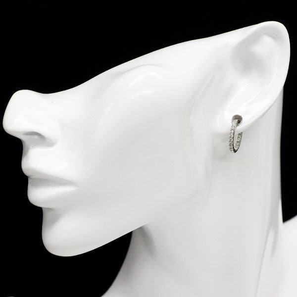 Pt950 ダイヤモンド ピアス 0.44ct フープ