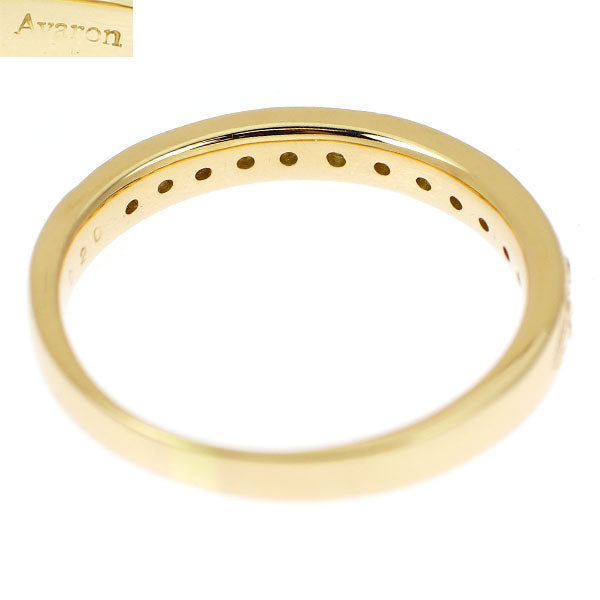 Avaron K18YG Diamond Ring 0.20ct Half Eternity