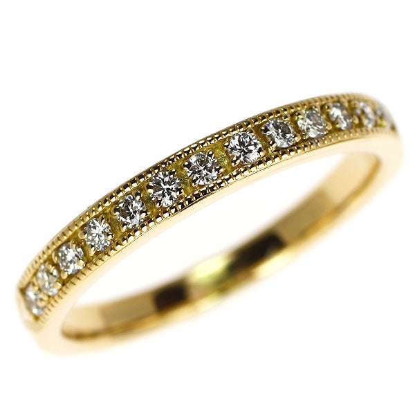 Avaron K18YG Diamond Ring 0.20ct Half Eternity
