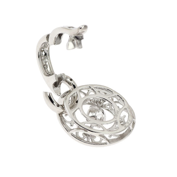 K18WG ダイヤモンド ペンダントトップ 0.30ct D0.13ct セパレート ダンシング