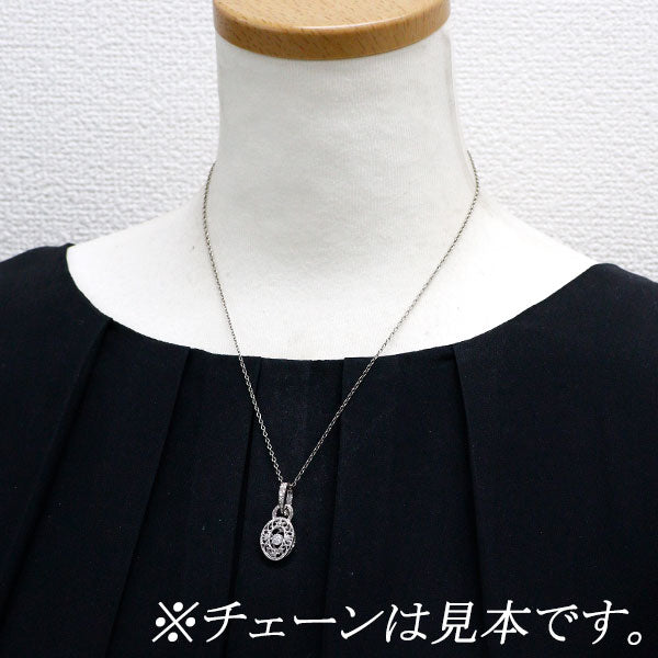 K18WG ダイヤモンド ペンダントトップ 0.30ct D0.13ct セパレート ダンシング