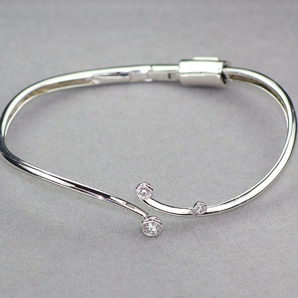 Tomoko Kodera K18WG Diamond Bangle D0.24ct TOMOKO KODERA Bracelet