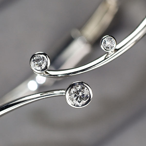 Tomoko Kodera K18WG Diamond Bangle D0.24ct TOMOKO KODERA Bracelet