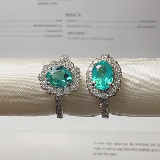 Pt900 マダガスカル産 非加熱グランディディエライト ダイヤモンド