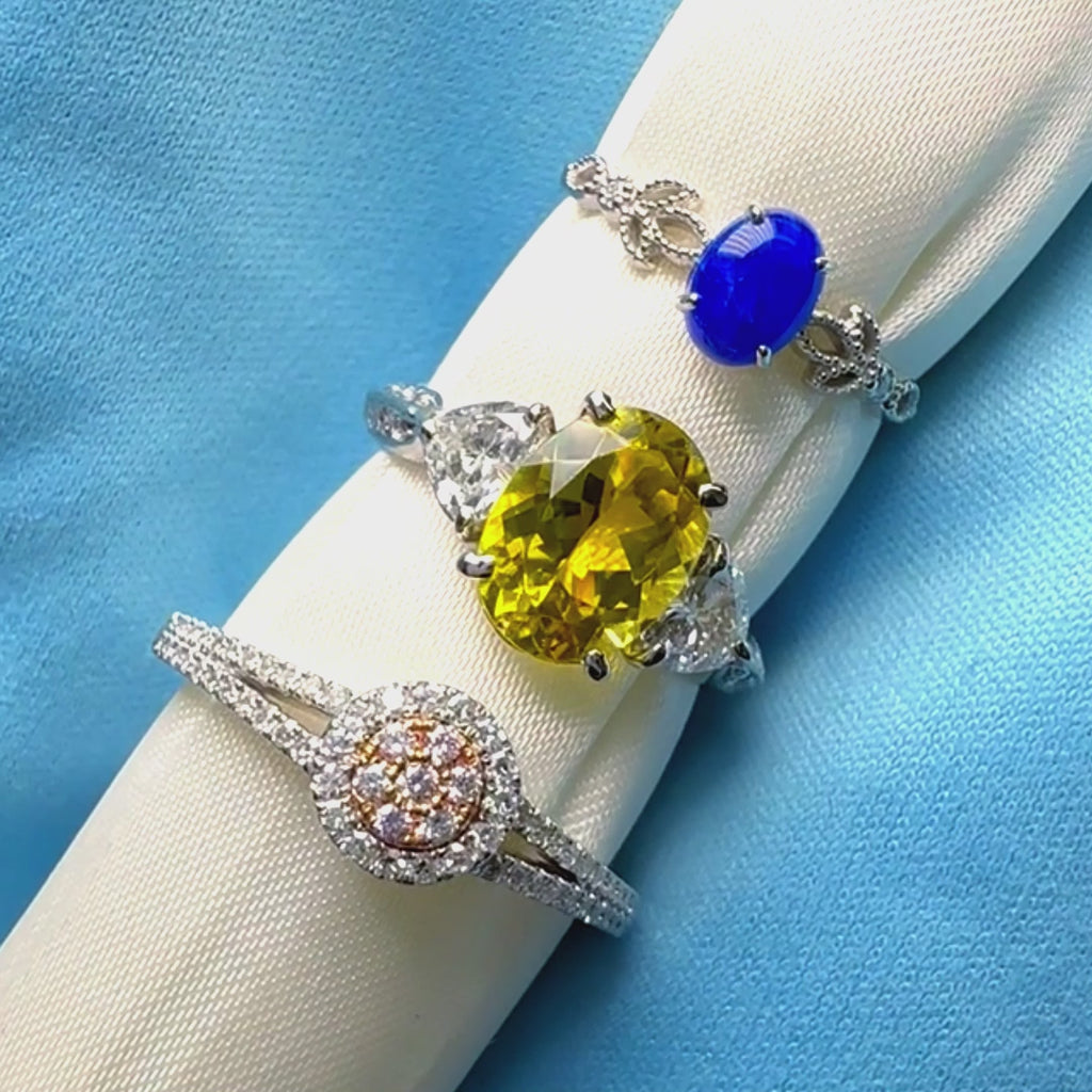 【新品】アウイナイト計0.09ct/ダイヤモンド計0.14ct Pt950リング 新品】アウイナイト 計0.09ct / ダイヤモンド 計0.14ct Pt950