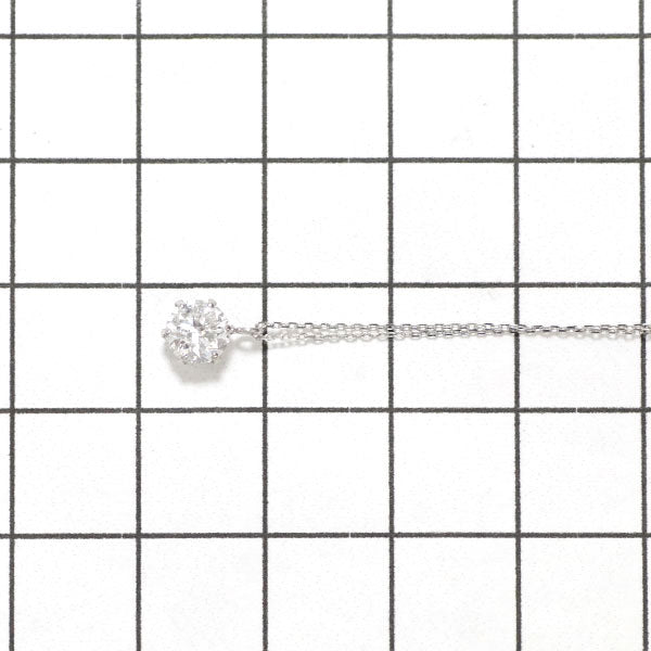 New K18WG Diamond Pendant Necklace 0.510ct G SI2 G (LDH) 