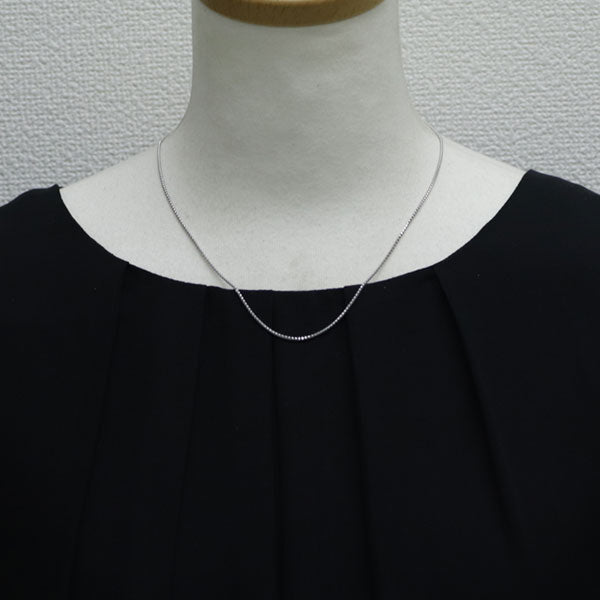 New K18WG Seaberry Chain Necklace ~45cm 