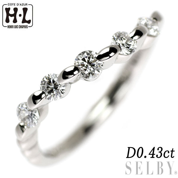 Ashuel/HL Pt900 Diamond Ring 0.43ct 