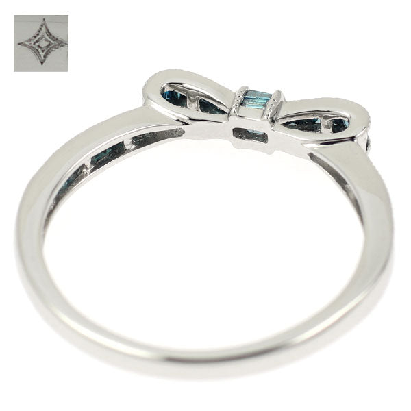 GSTV Pt950 Diamond Ring TBD0.30ct Ribbon 