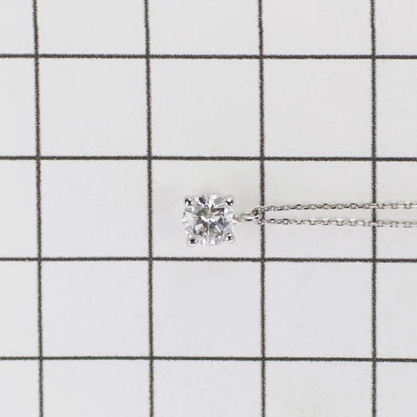 New Pt950/ Pt850 Diamond Pendant Necklace 0.40ct H I2 VG